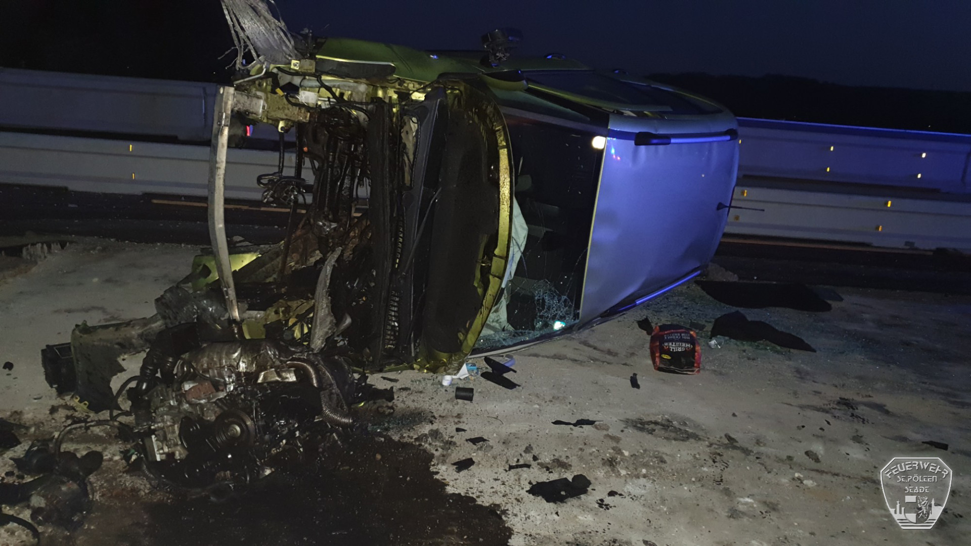 2020 08 13 Schwerer Unfall und LKW Bergung  1 