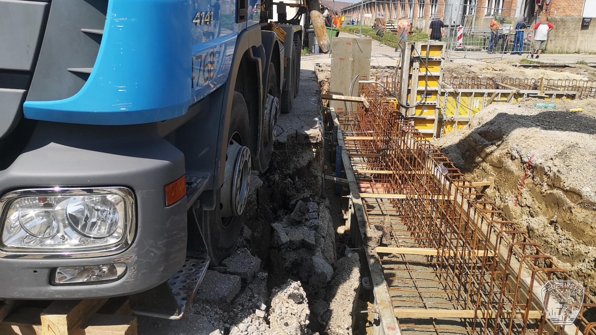 2020 08 13 Schwerer Unfall und LKW Bergung  4 