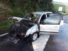 2020 09 08 Fahrzeugbrand auf der Westautobahn  1 