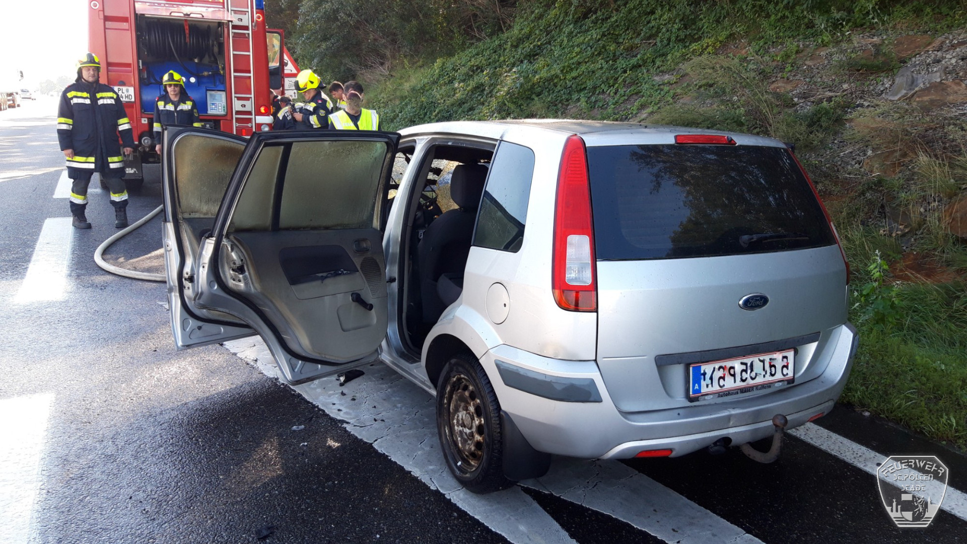 2020 09 08 Fahrzeugbrand auf der Westautobahn  2 