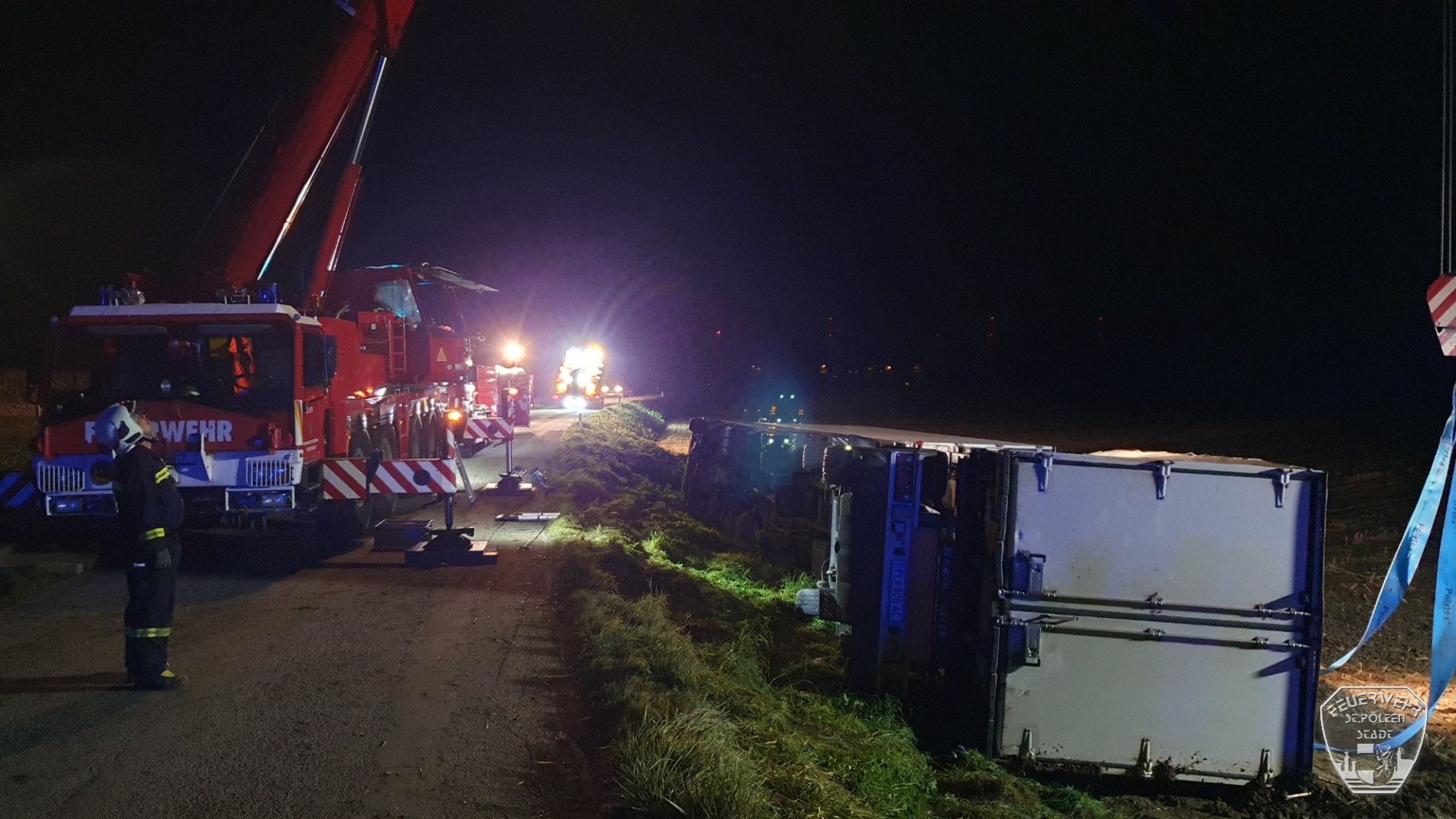 2020 10 19 LKW Bergung in P  nning  2 