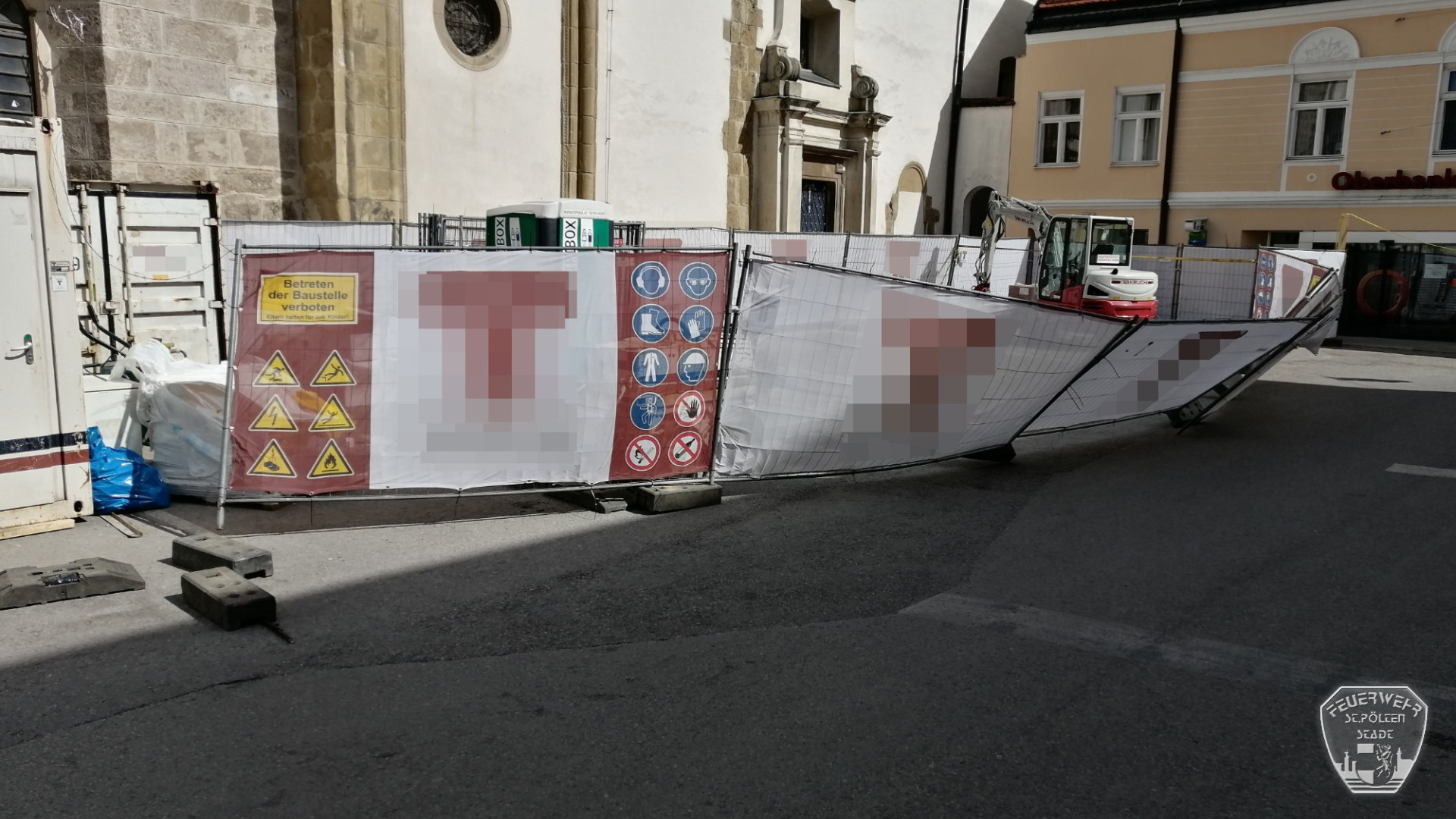 2021 04 05 Umgest  rzter Bauzaun Domplatz  1 