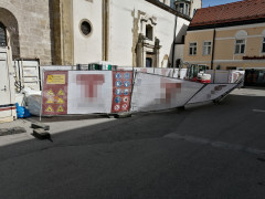 2021 04 05 Umgest  rzter Bauzaun Domplatz  1 