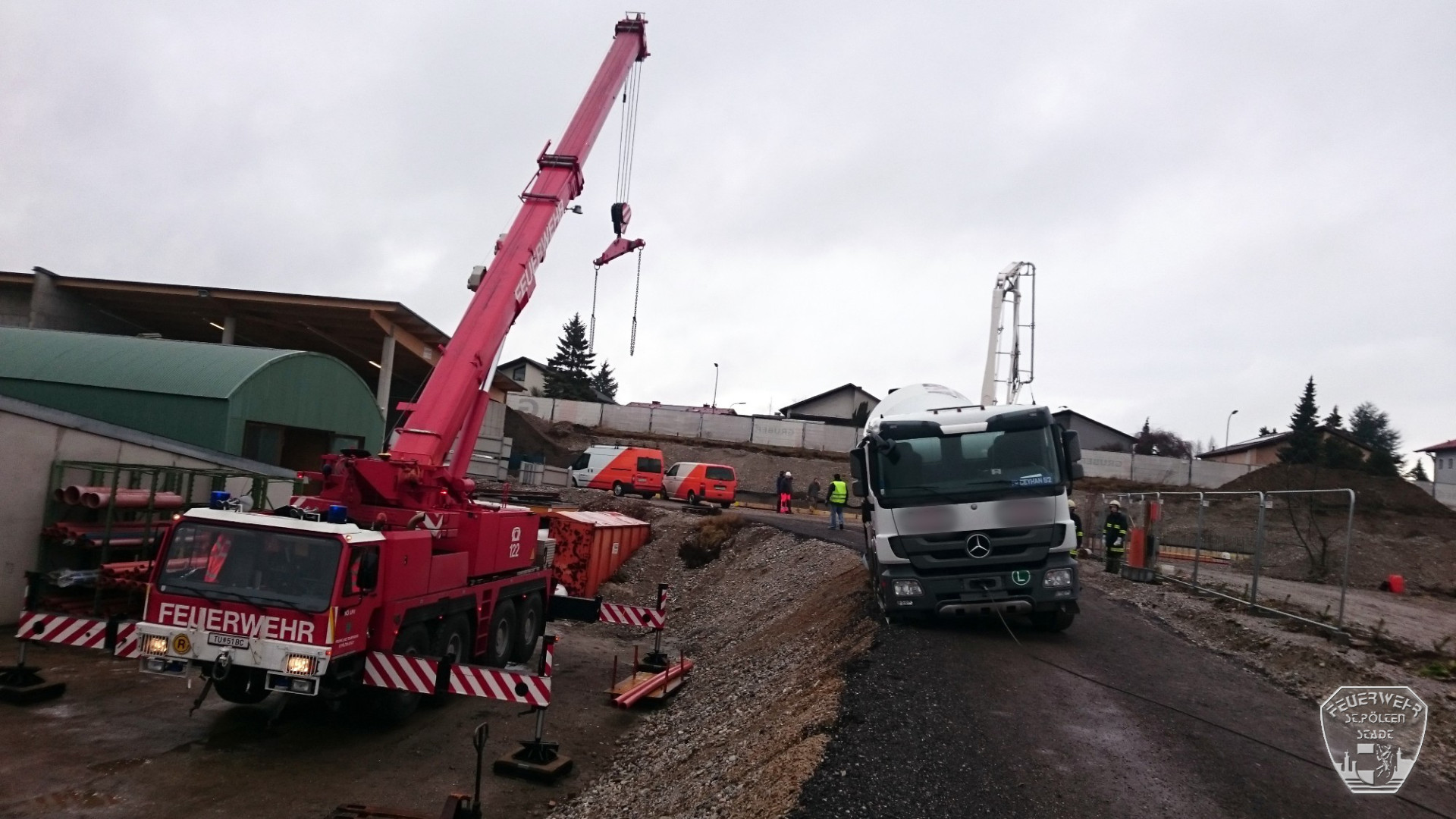 2016 02 01 LKW Bergung StGeorgen 1